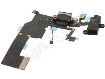 Cable flex con conector de carga, datos y accesorios, conector jack de 3,5 negro, micrófono y cable RF para Apple Phone 5C